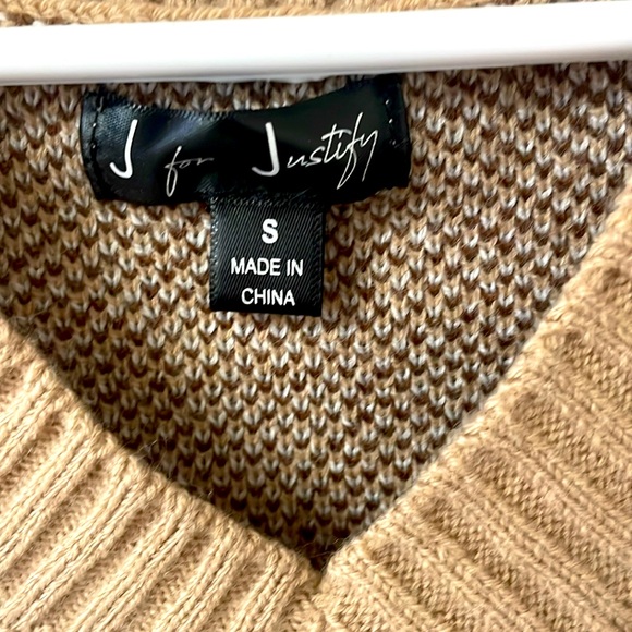 Plaid Vest, Small, Brown , Light brown, white - Picture 2 of 4